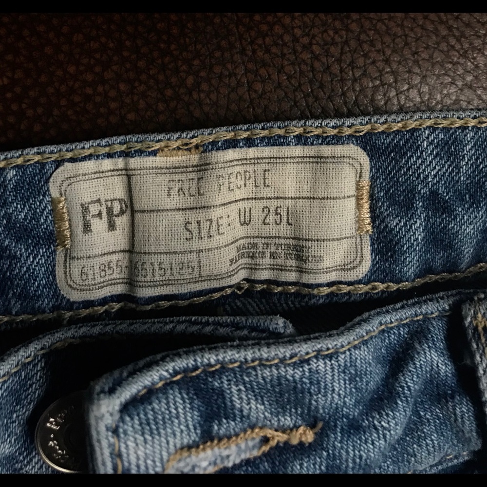 Free People Boyfriend High Rise Jeans, Size 25